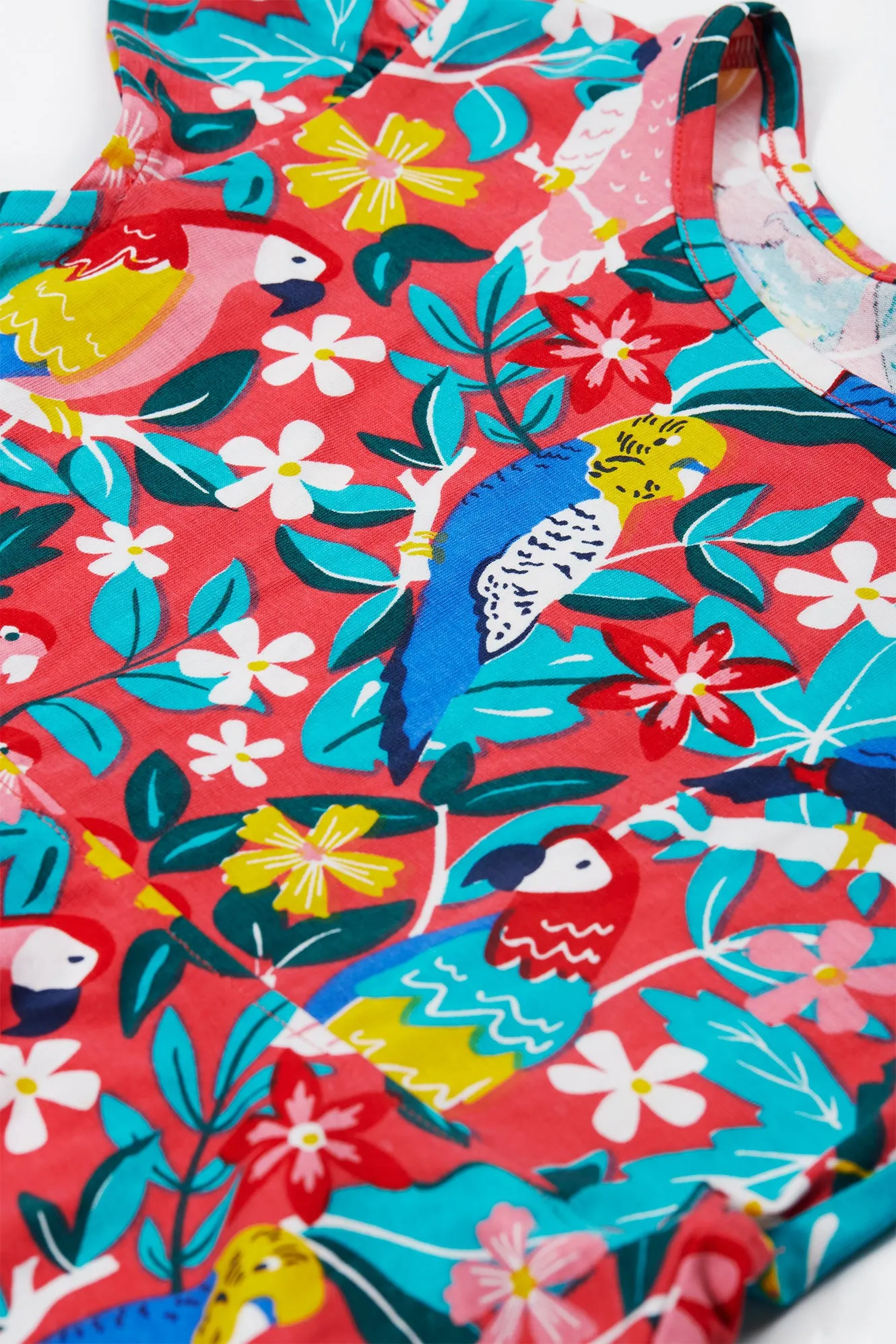 Morwenna Skater Dress, Birds of Paradise