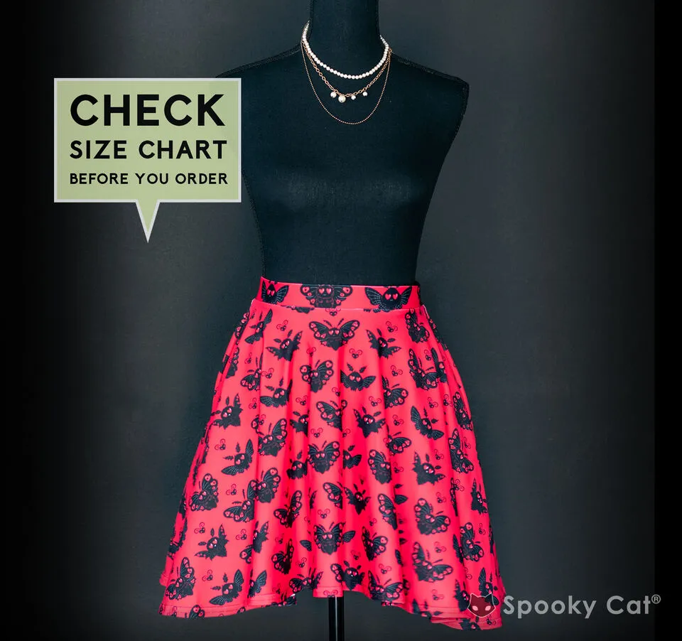 Mothman Cryptid Skater Skirt