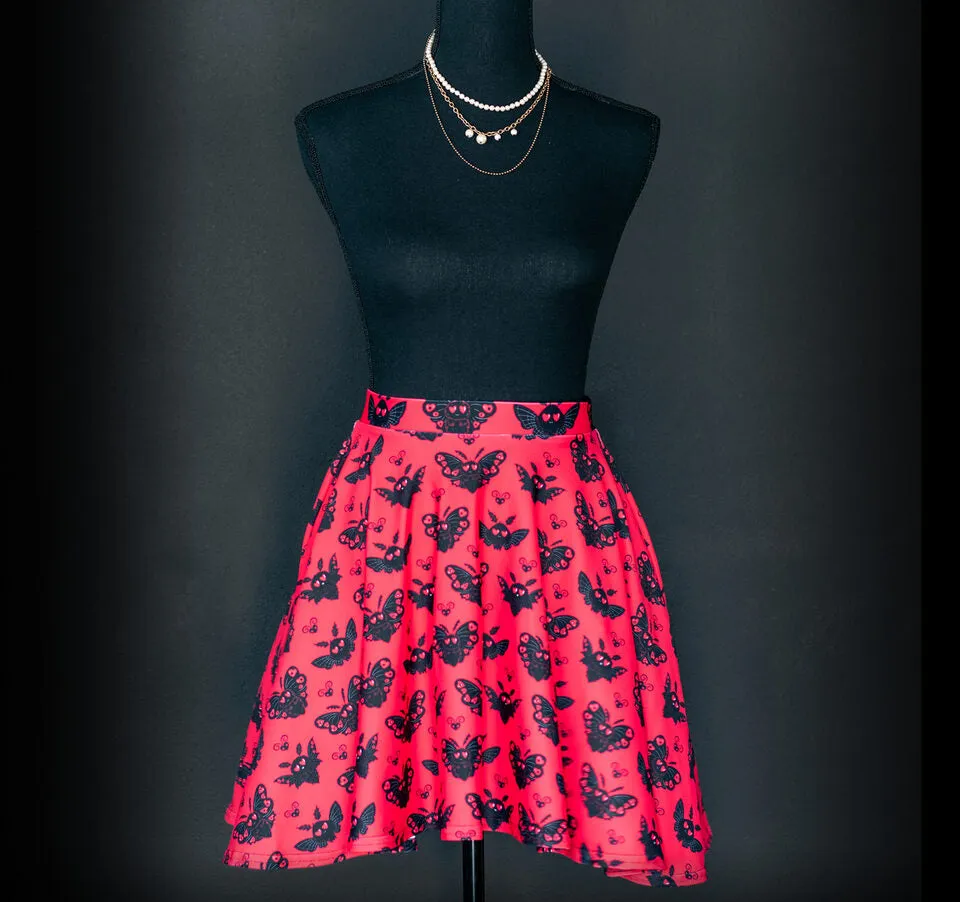 Mothman Cryptid Skater Skirt