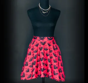 Mothman Cryptid Skater Skirt
