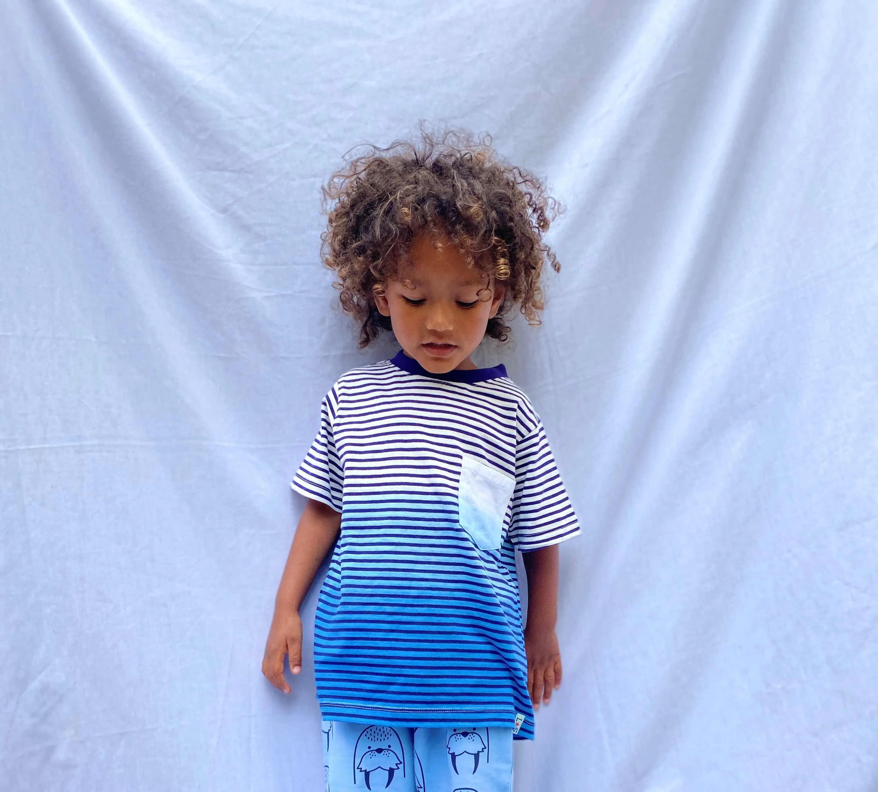 Multicoloured Stripe Print T-Shirt