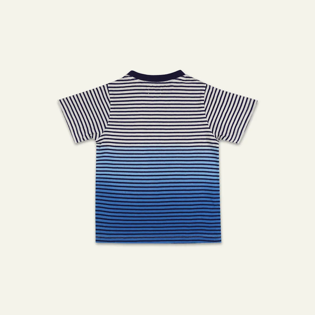 Multicoloured Stripe Print T-Shirt