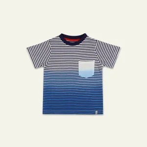 Multicoloured Stripe Print T-Shirt