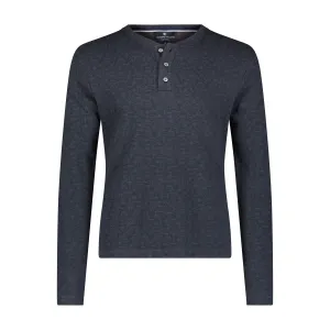Navy Jacquard Performance Henley