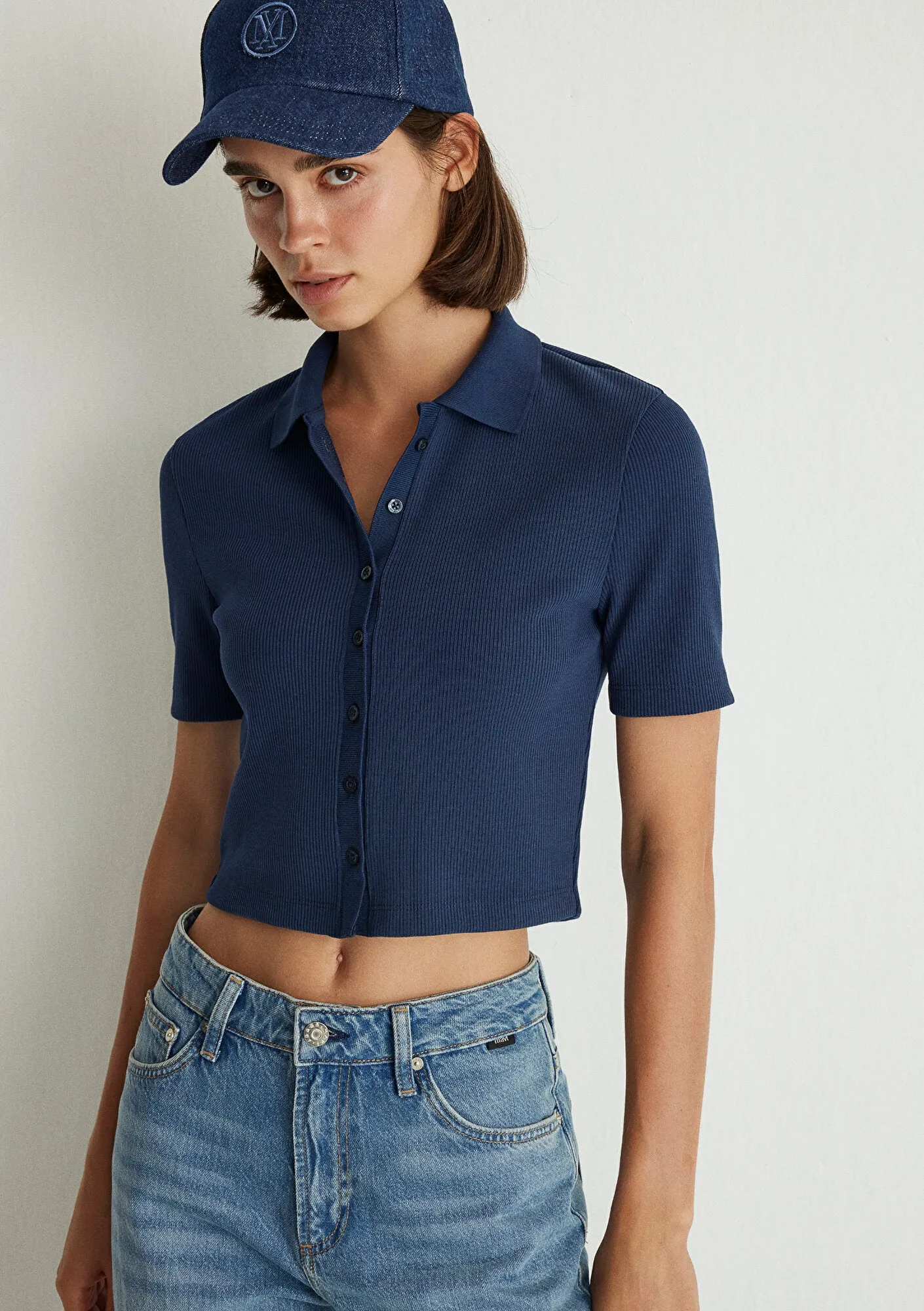 Navy Polo T-Shirt