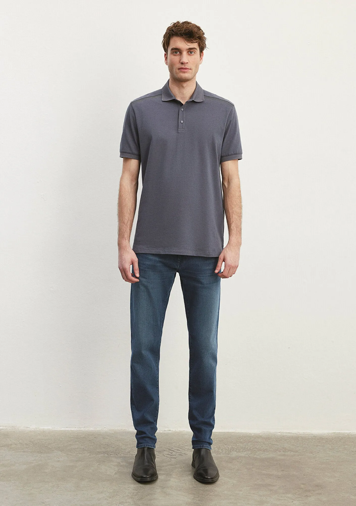 Navy Polo T-Shirt
