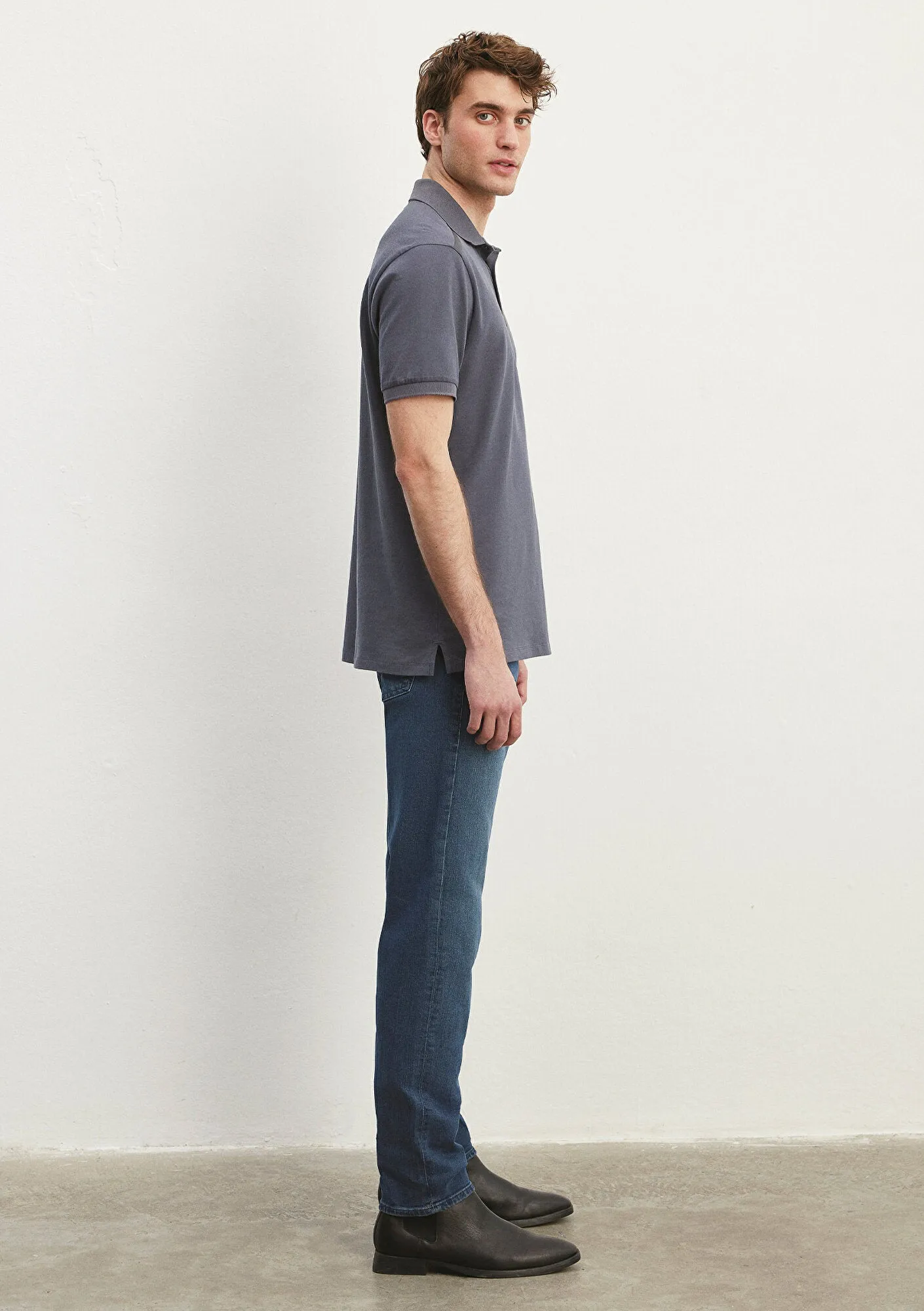 Navy Polo T-Shirt