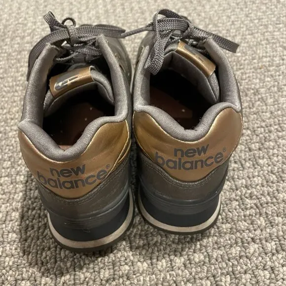 New Balance Sneakers Women's Size 8.5 Precious Metals 574 Gray Metallic Shoes
