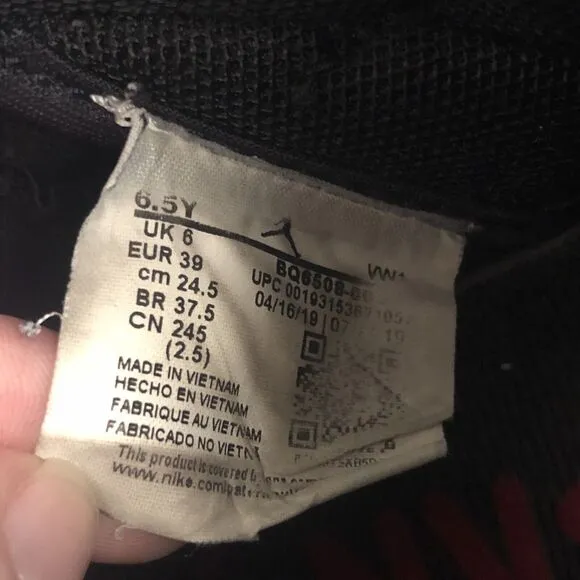 Nike Air Jordan Mars 270 Sneakers Big Kids 6.5Y Patent Basketball Gym BQ6508-006