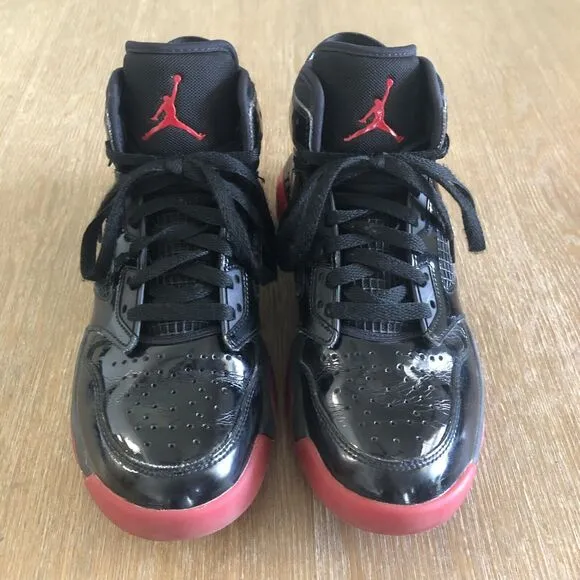 Nike Air Jordan Mars 270 Sneakers Big Kids 6.5Y Patent Basketball Gym BQ6508-006