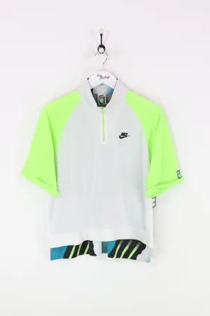 Nike Challenge Court Polo Shirt White/Green XS