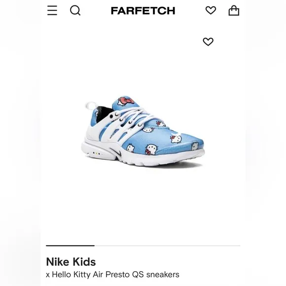 NIKE x Hello Kitty Presto QS Sneakers Shoes Baby Toddler