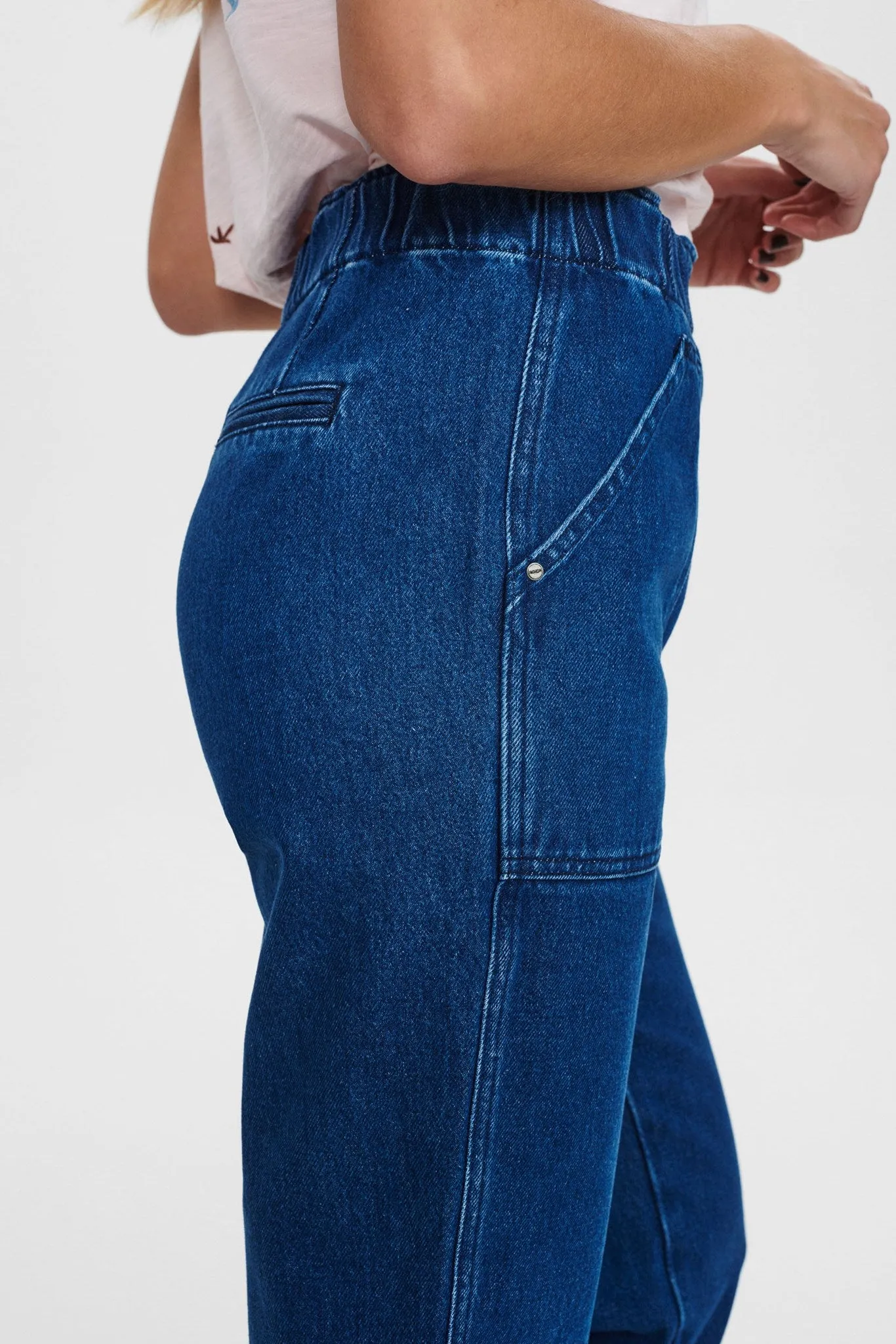 NUGENESIS JEANS  - Medium Blue Denim