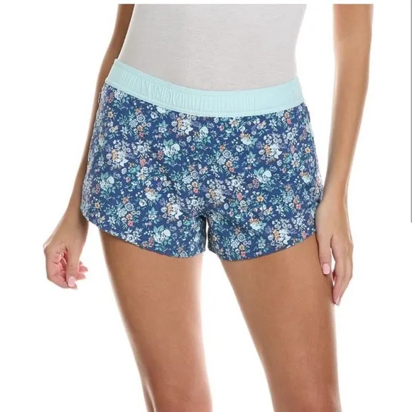 NWT Fair Harbor | The Atlantique Board Short Blue Floral Swim Beach Size Small