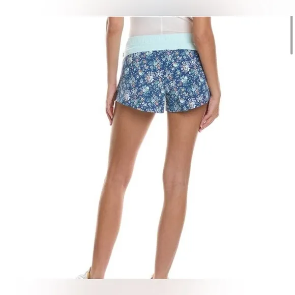NWT Fair Harbor | The Atlantique Board Short Blue Floral Swim Beach Size Small