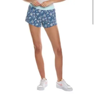 NWT Fair Harbor | The Atlantique Board Short Blue Floral Swim Beach Size Small