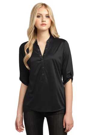 OGIO Crush Henley. LOG111 Blacktop