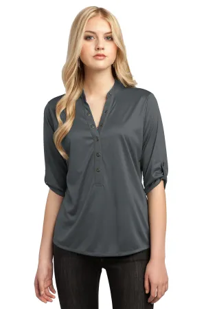 OGIO Crush Henley. LOG111 Diesel Grey