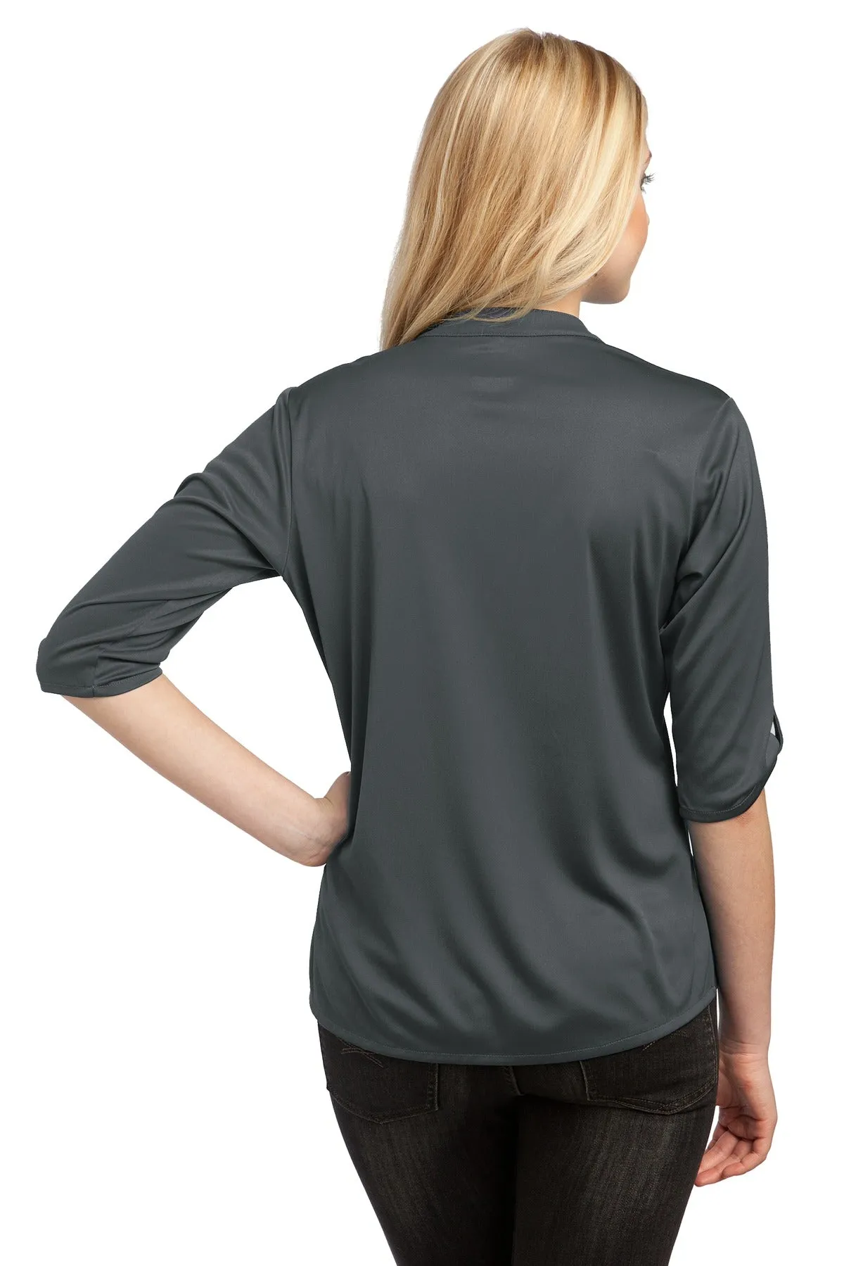 OGIO Crush Henley. LOG111 Diesel Grey