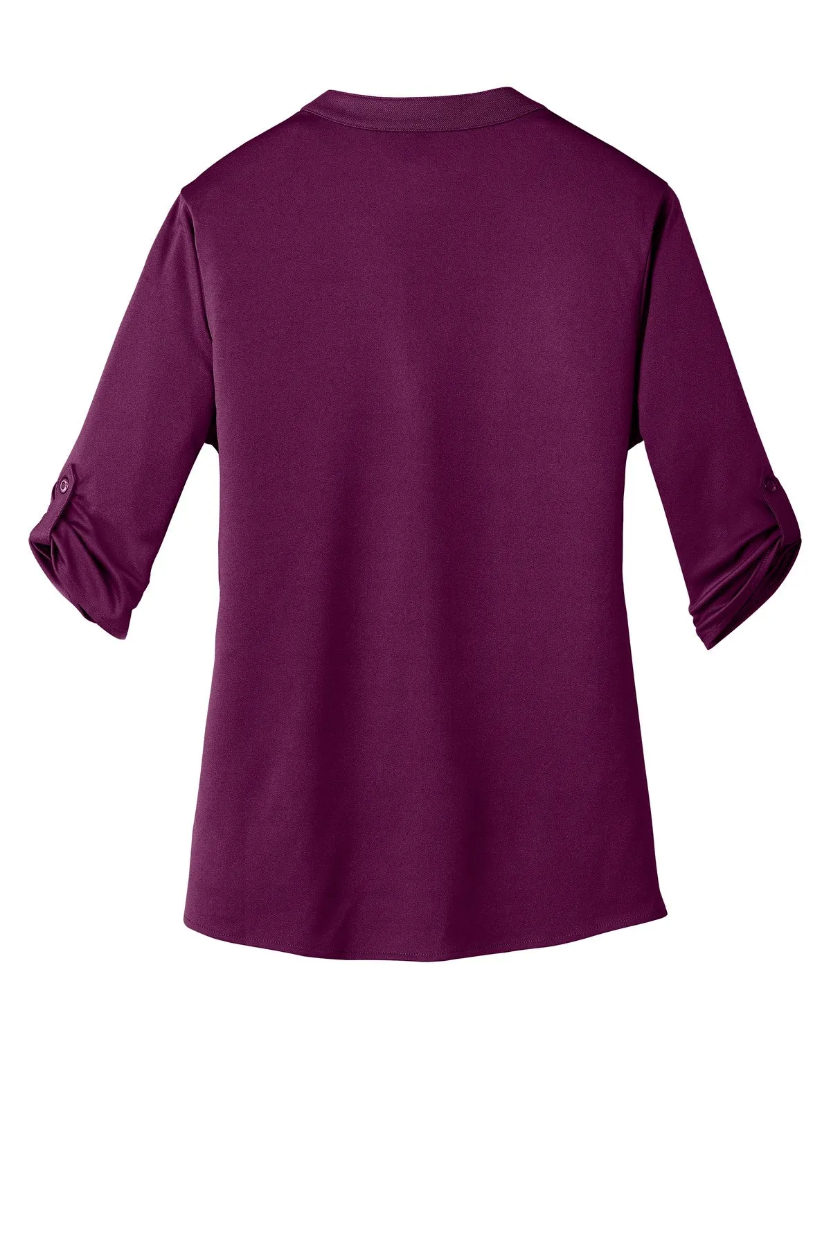 OGIO Crush Henley. LOG111 Purple Luxe