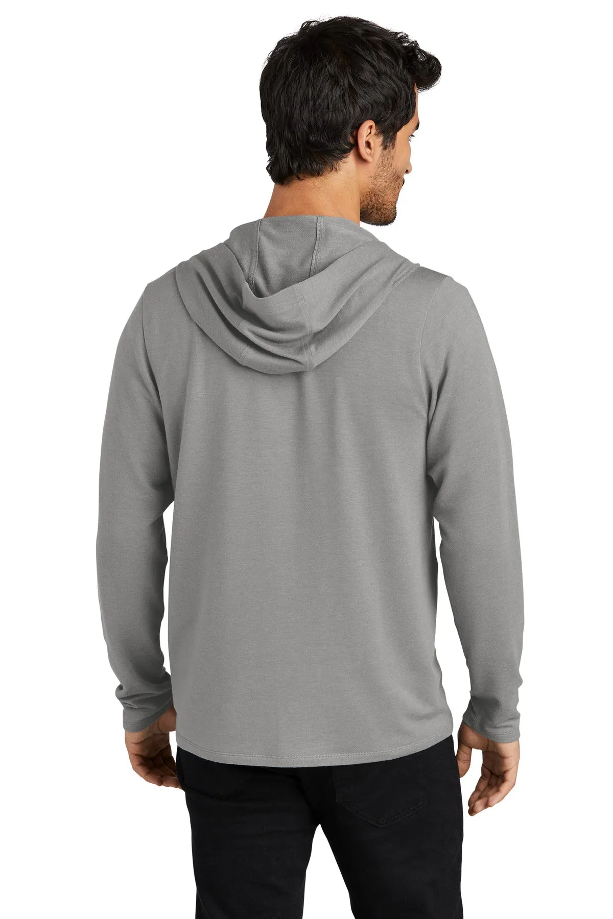 OGIO Luuma Flex Hooded Henley OG826 Petrol Grey Heather