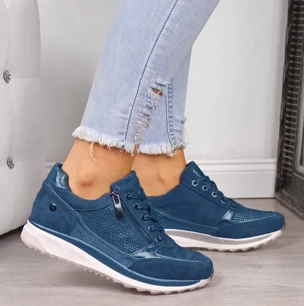 Oisin's Comfort Zip Sneakers | Stylish Orthopedic Footwear for Daily Support | Ergonomic, Durable, Easy-Care