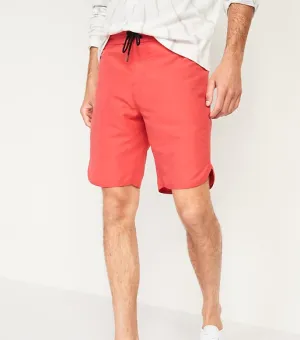 OLD NAVY CALIFORNIA Solid-Color Dolphin-Hem Board Shorts for Men