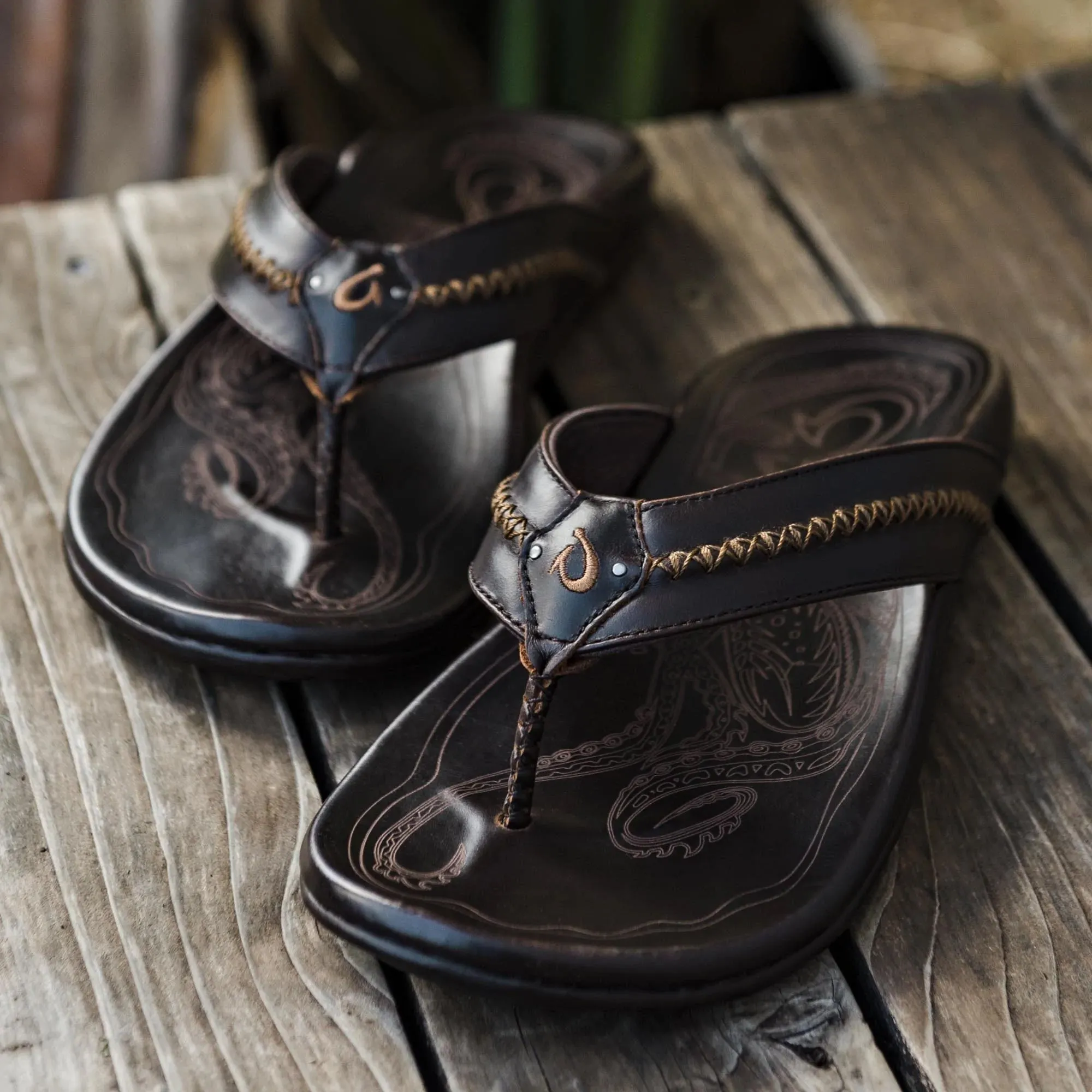 Olukai MensMe Ola Dark Java/ Dark Java Sandal