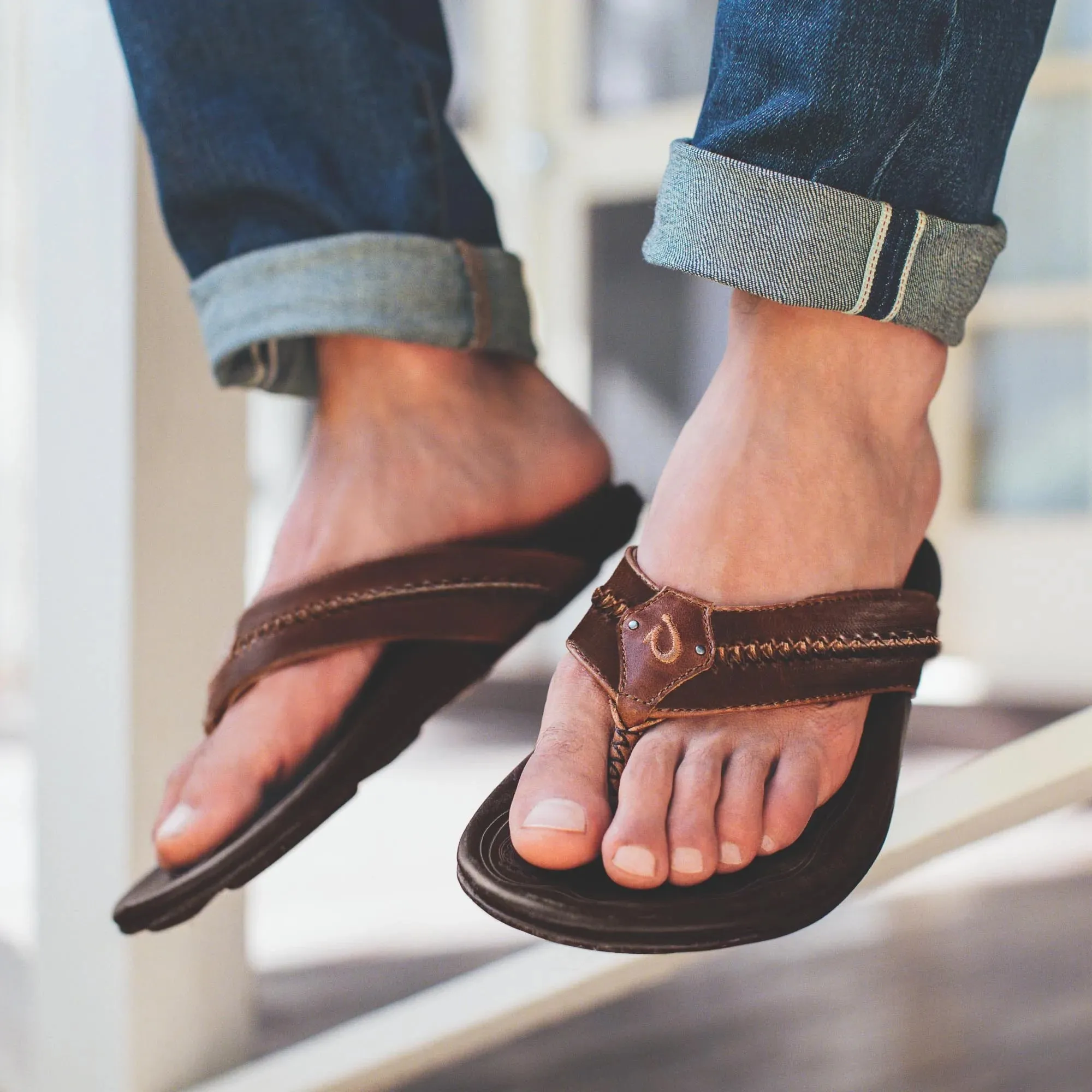 Olukai MensMe Ola Dark Java/ Dark Java Sandal