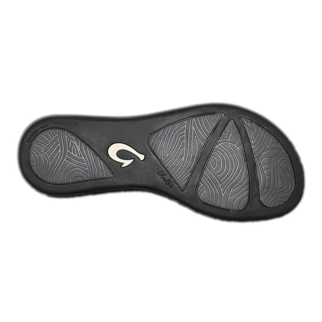 Olukai Womens Honu Black/Black Sandal