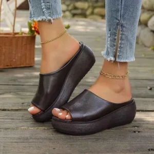 Open Toe Wedge Sandals for Comfortable Summer Style