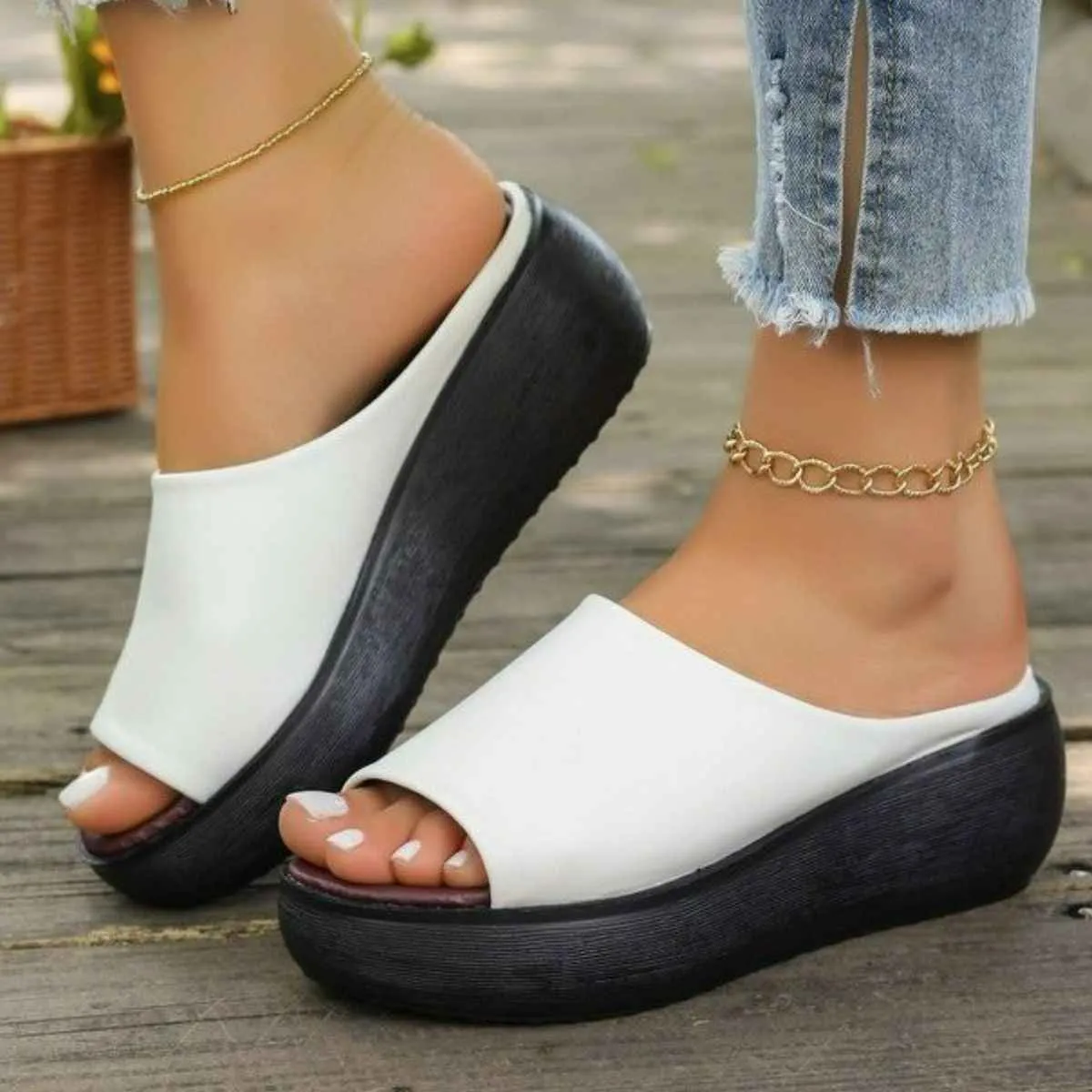 Open Toe Wedge Sandals for Comfortable Summer Style