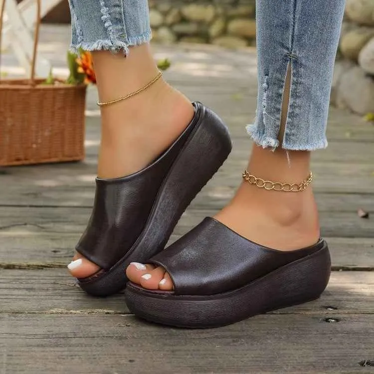 Open Toe Wedge Sandals for Comfortable Summer Style