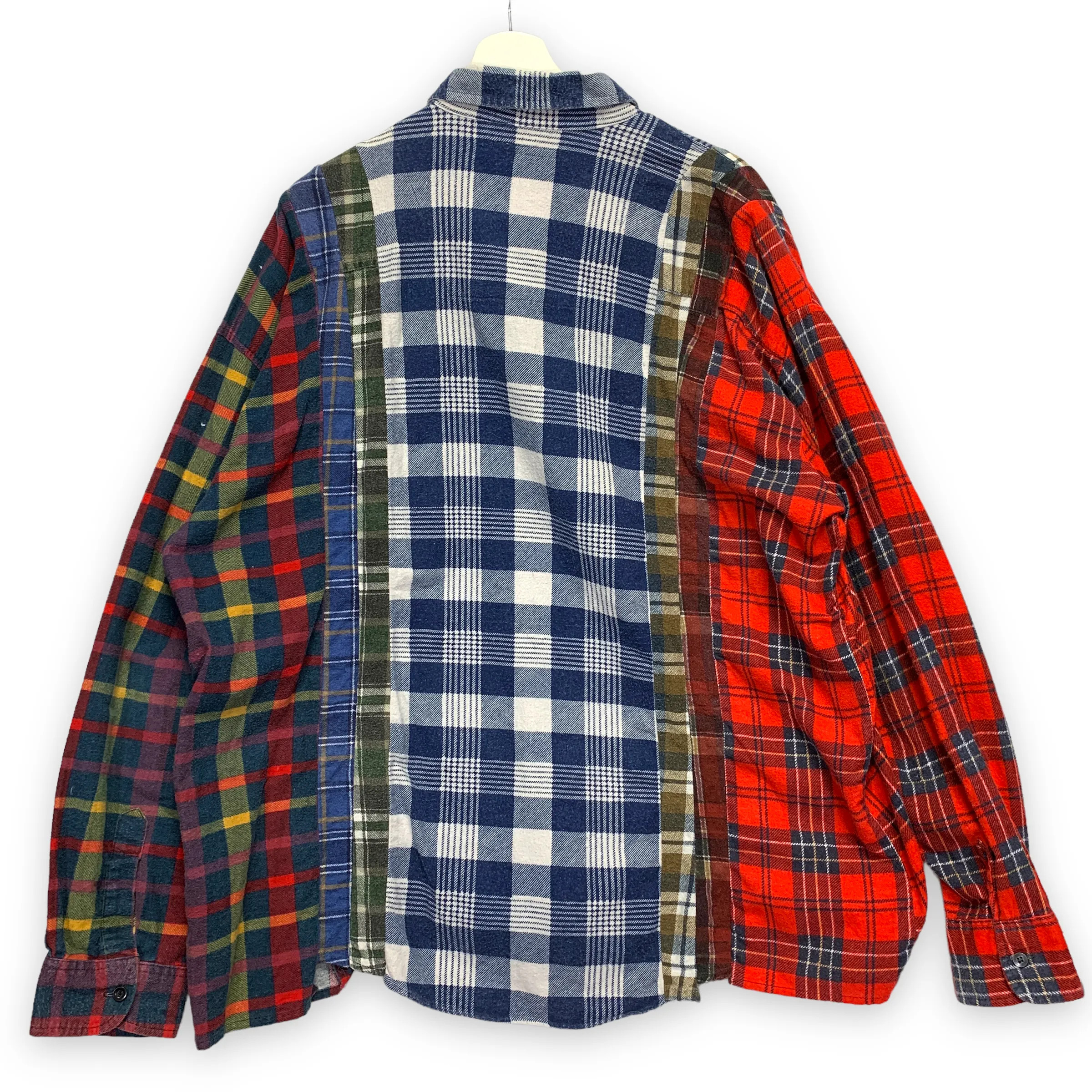 [OS] Needles Rebuild 7 Cut Oversized Flannel Shirt