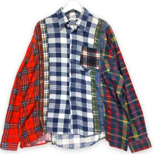 [OS] Needles Rebuild 7 Cut Oversized Flannel Shirt