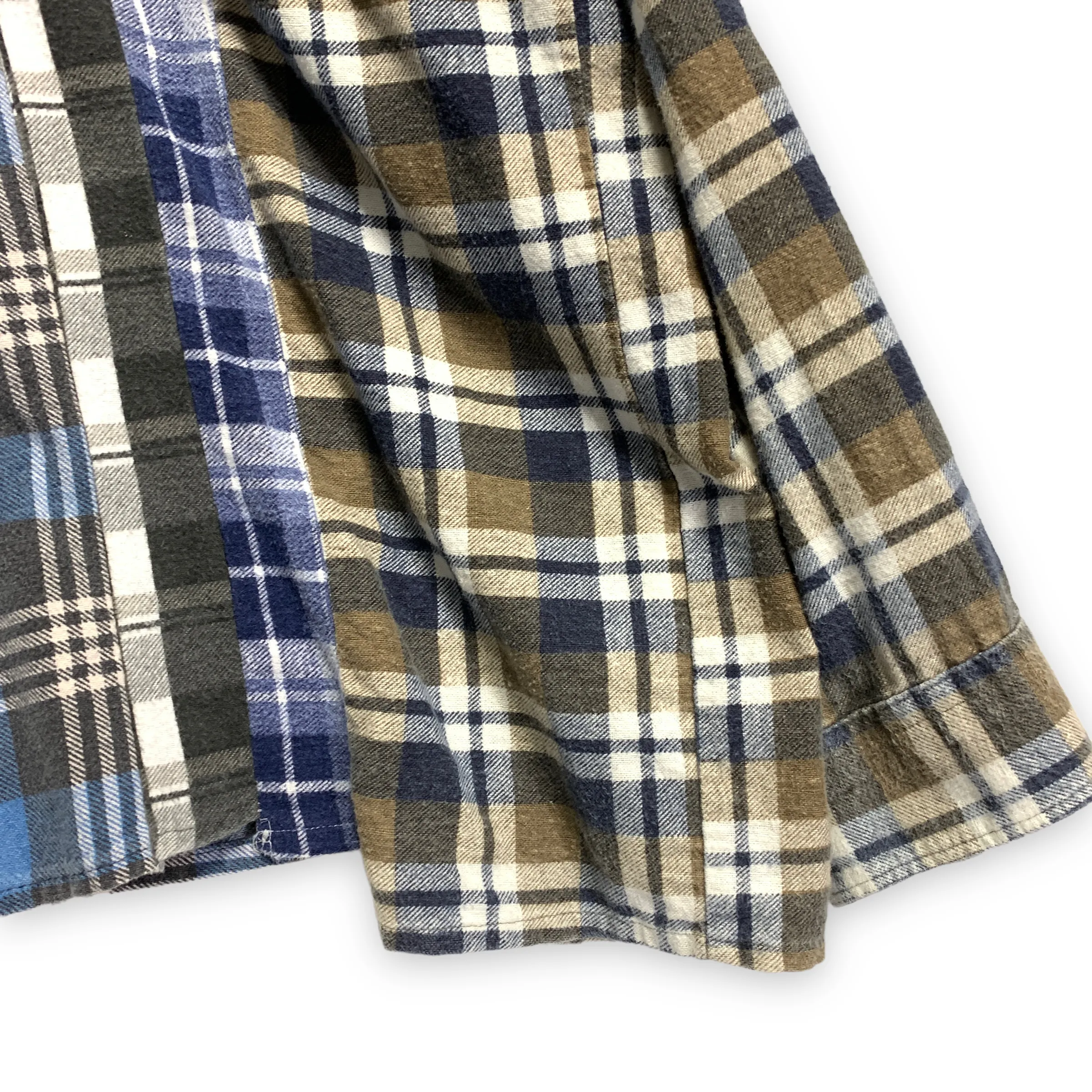 [OS] Needles Rebuild 7 Cut Oversized Flannel Shirt