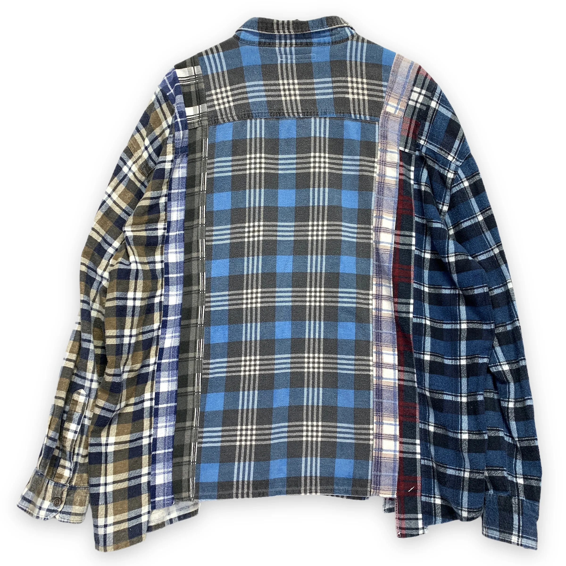 [OS] Needles Rebuild 7 Cut Oversized Flannel Shirt
