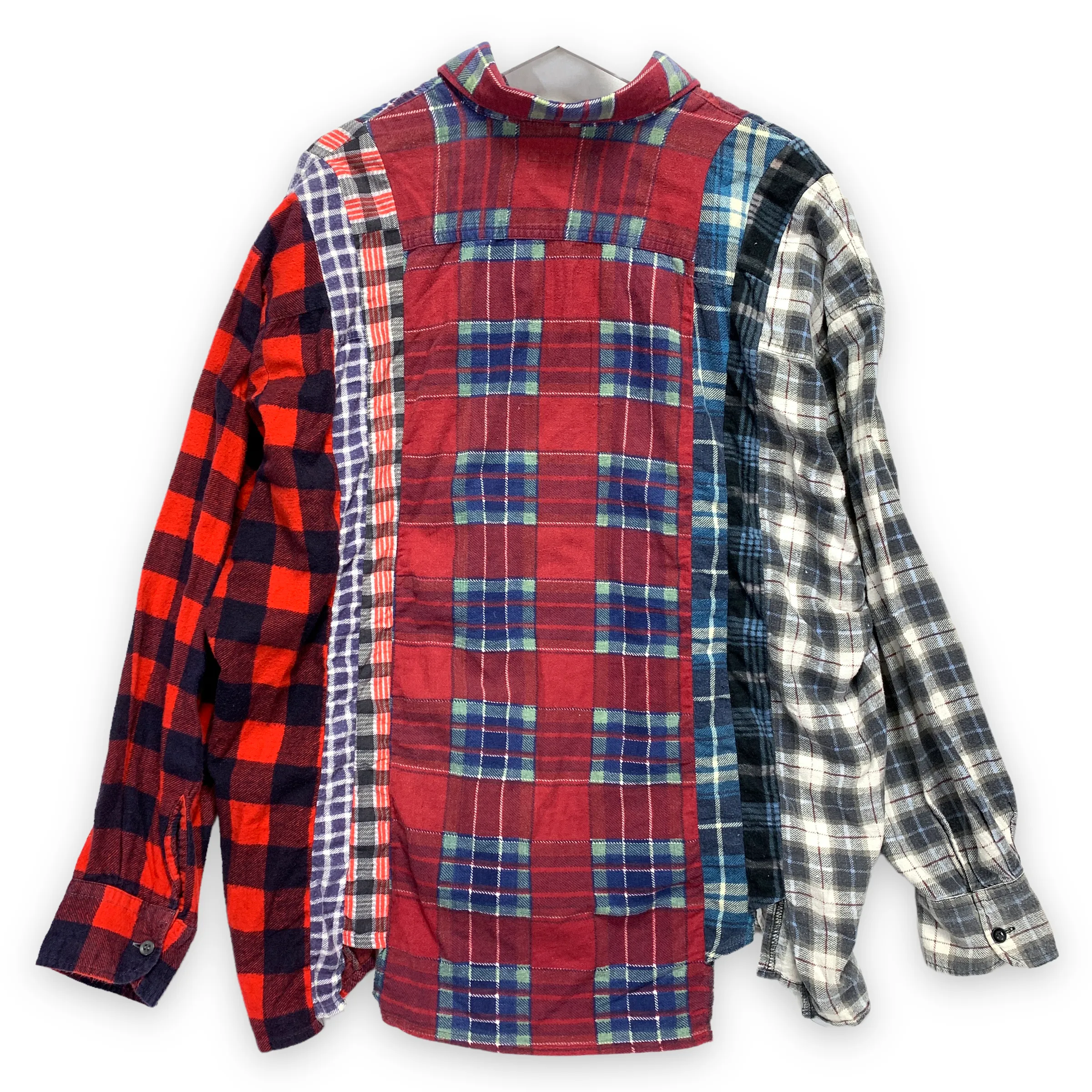 [OS] Needles Rebuild 7 Cut Oversized Flannel Shirt
