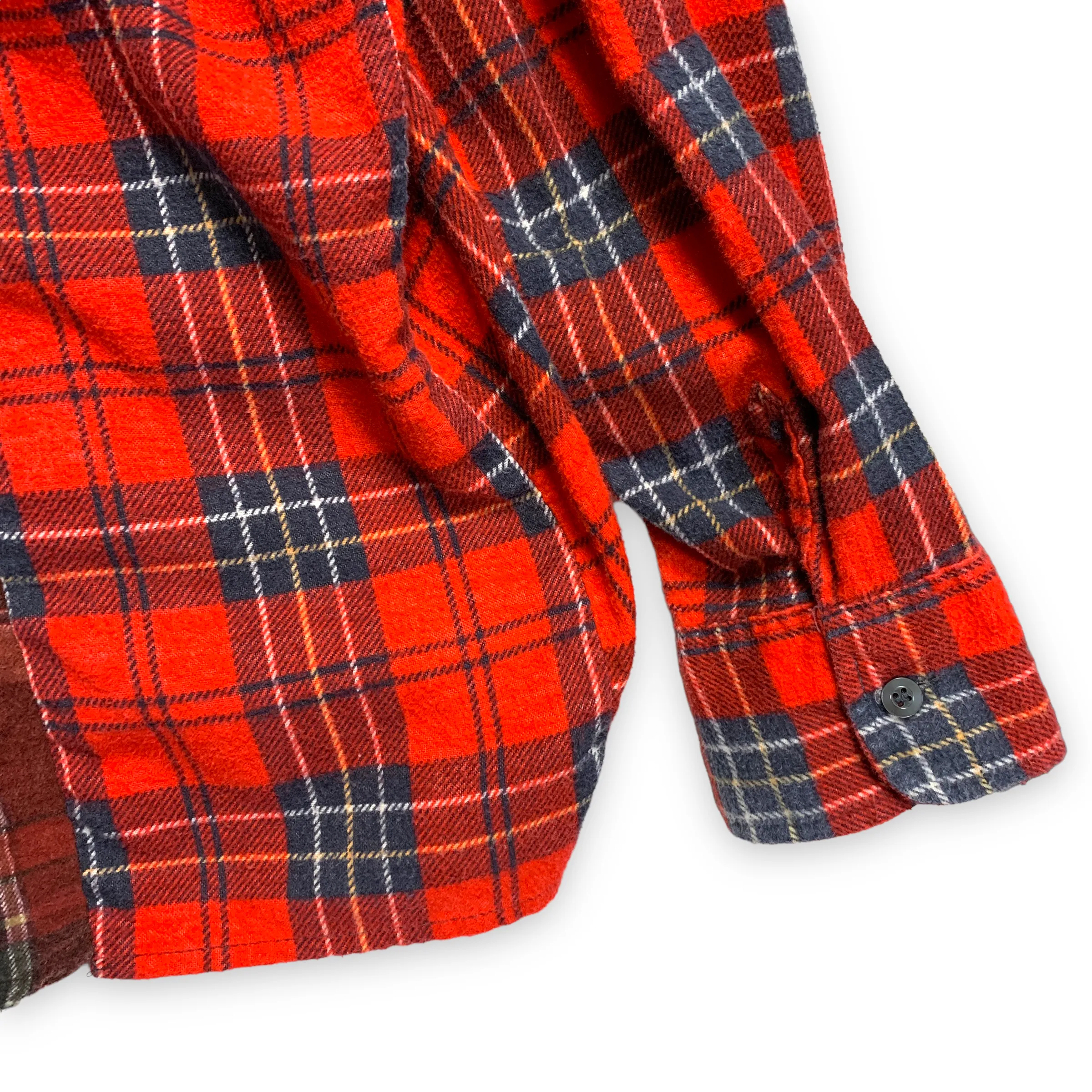 [OS] Needles Rebuild 7 Cut Oversized Flannel Shirt