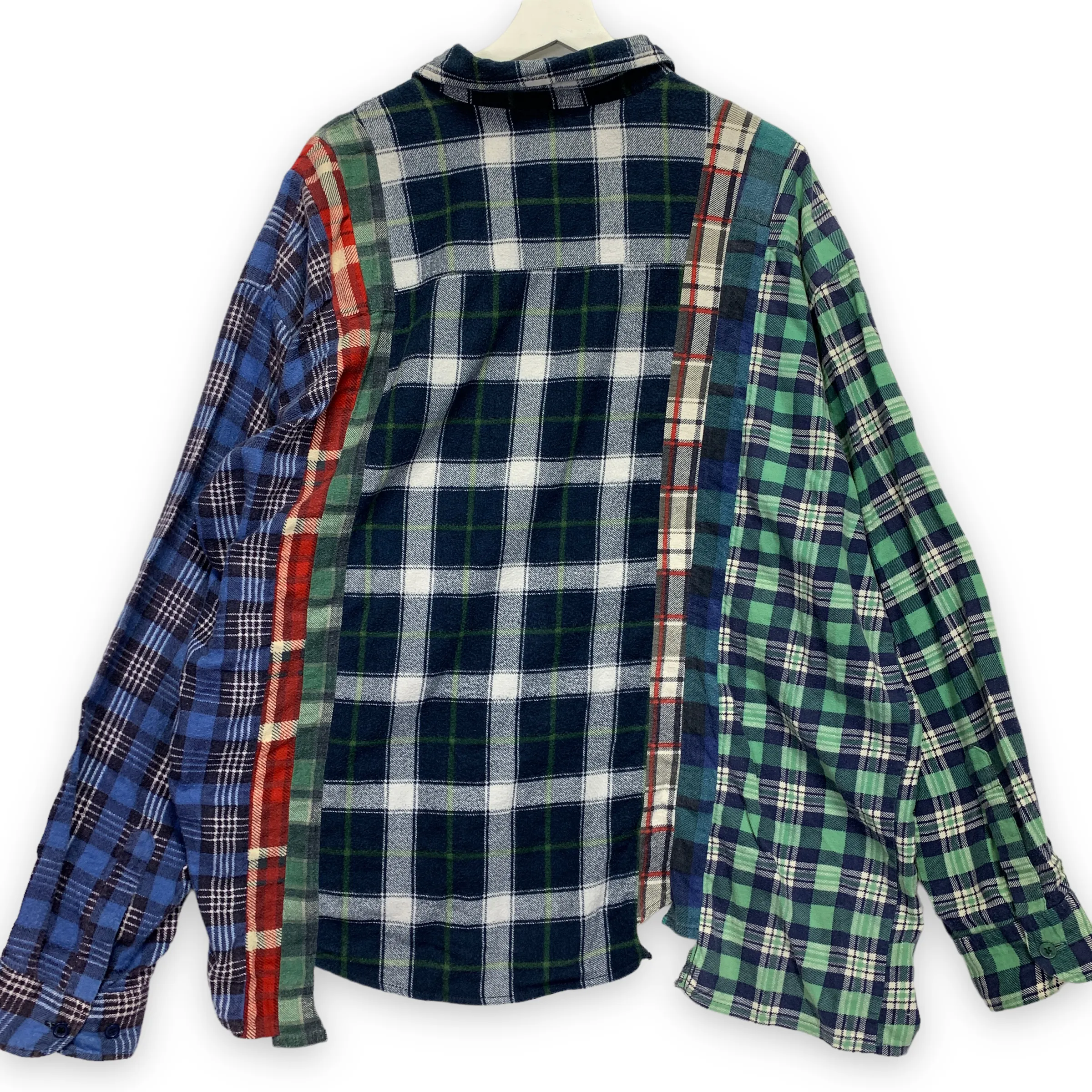 [OS] Needles Rebuild 7 Cut Oversized Flannel Shirt