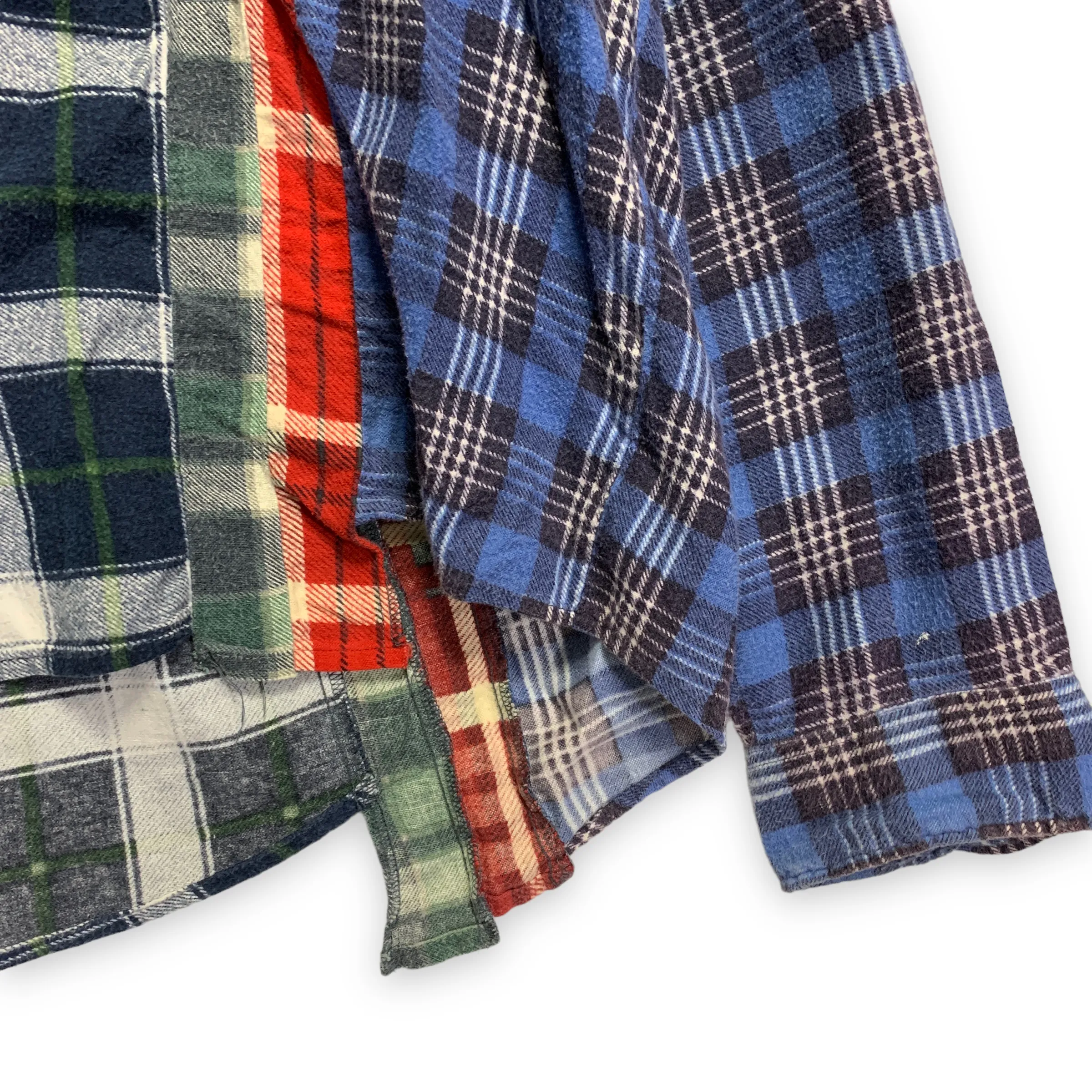 [OS] Needles Rebuild 7 Cut Oversized Flannel Shirt