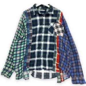 [OS] Needles Rebuild 7 Cut Oversized Flannel Shirt