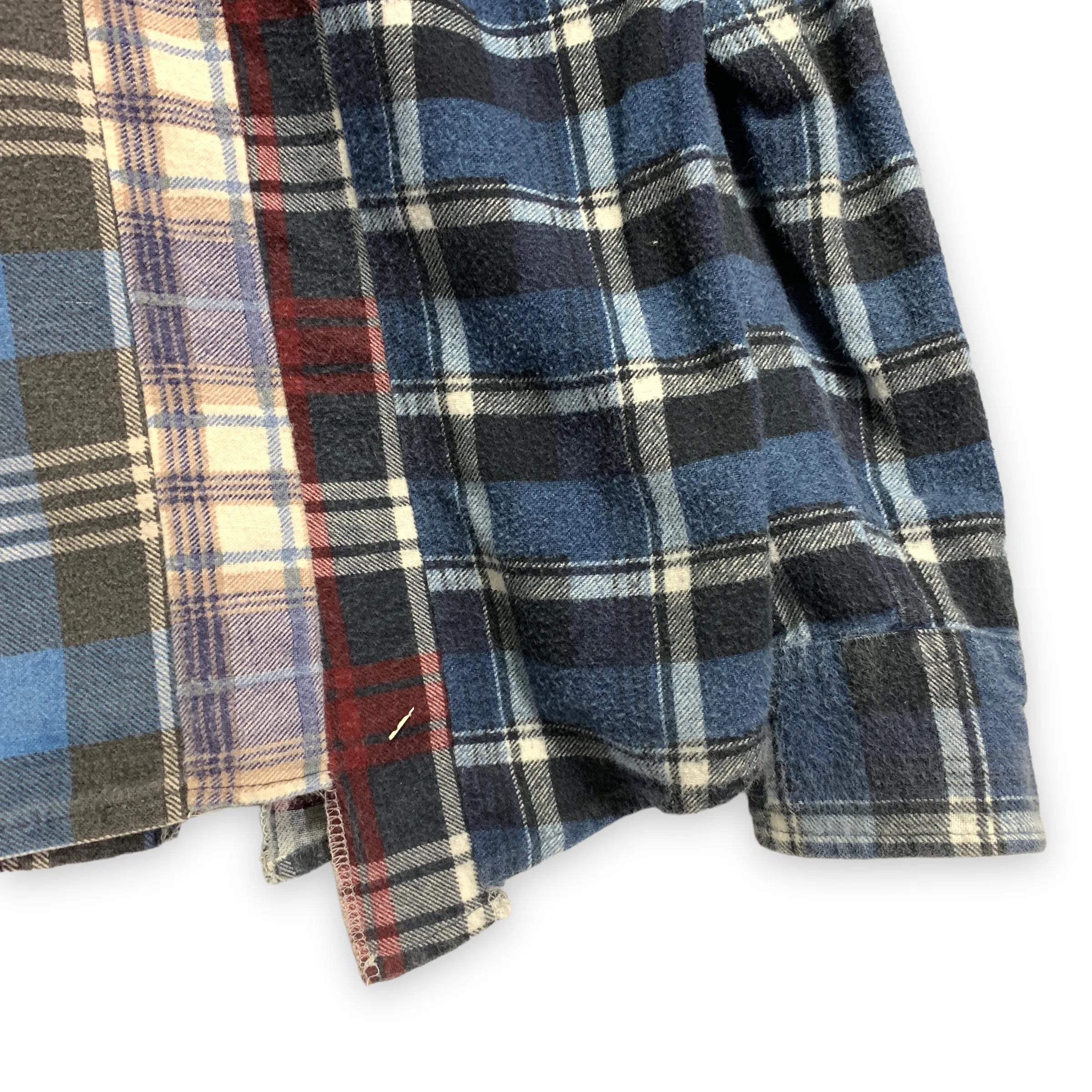 [OS] Needles Rebuild 7 Cut Oversized Flannel Shirt