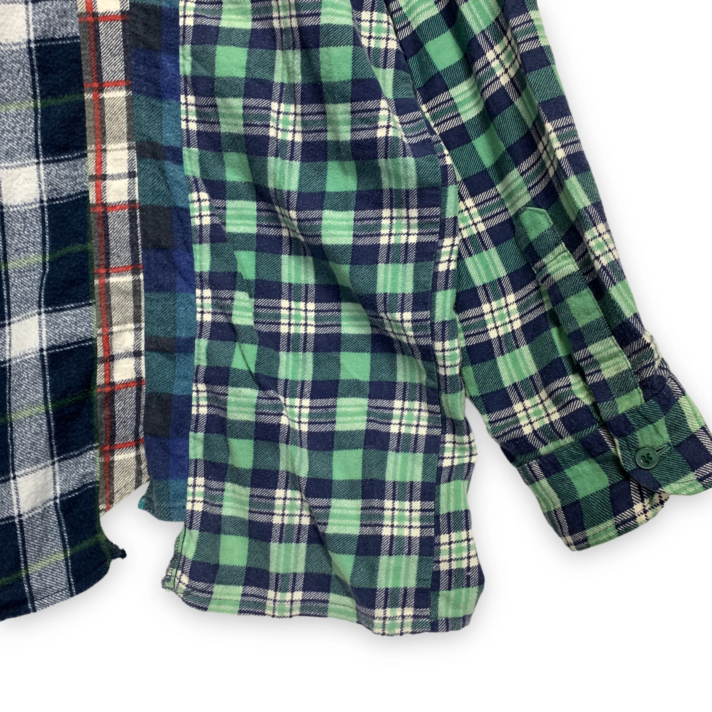 [OS] Needles Rebuild 7 Cut Oversized Flannel Shirt