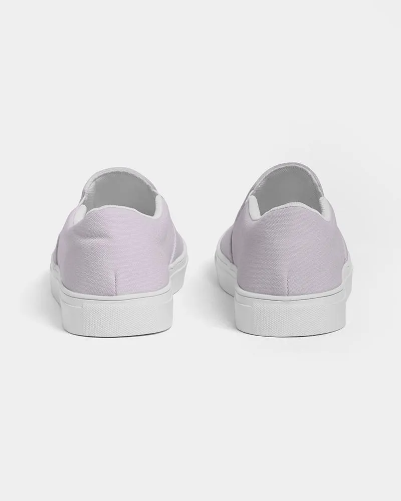 Pale Purple Slip-On Canvas Sneakers | Men's | Bright Pale Purple | C5M10Y0K0