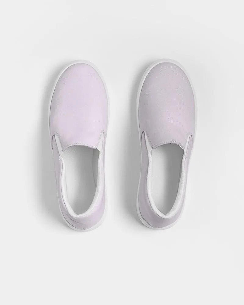 Pale Purple Slip-On Canvas Sneakers | Men's | Bright Pale Purple | C5M10Y0K0
