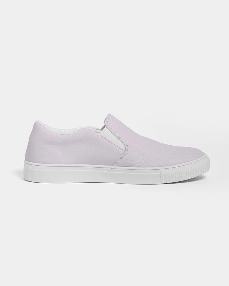 Pale Purple Slip-On Canvas Sneakers | Men's | Bright Pale Purple | C5M10Y0K0