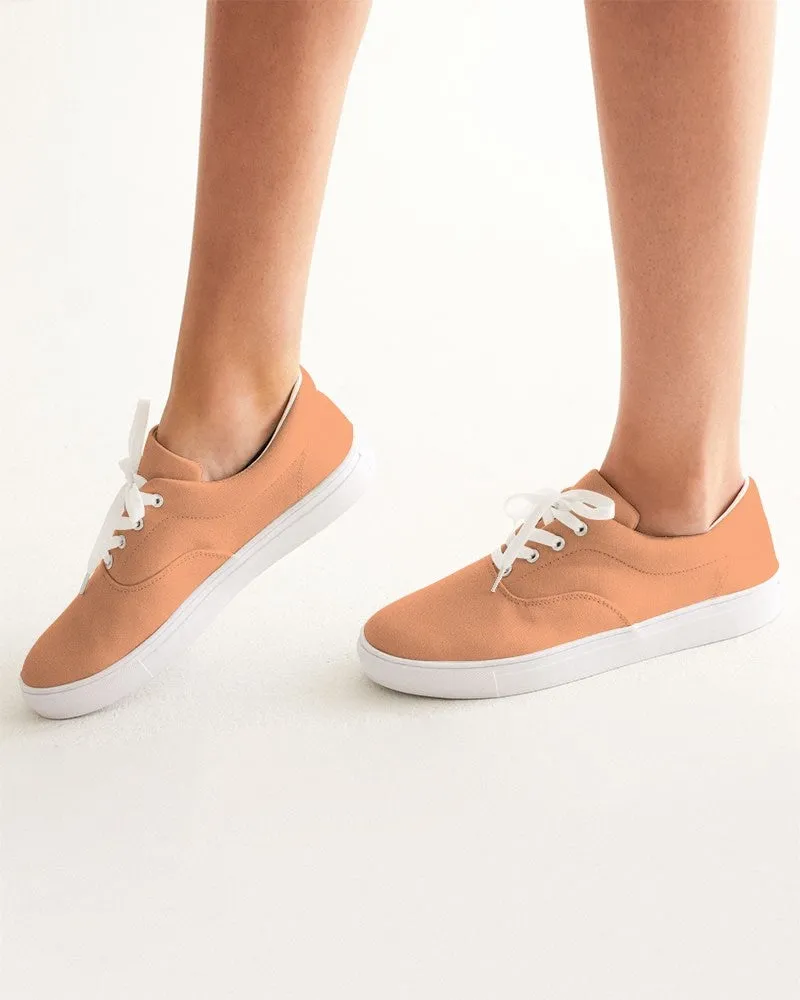 Pastel Orange Women's Canvas Sneakers | Women's | Bright Pastel Orange | C0M45Y60K0
