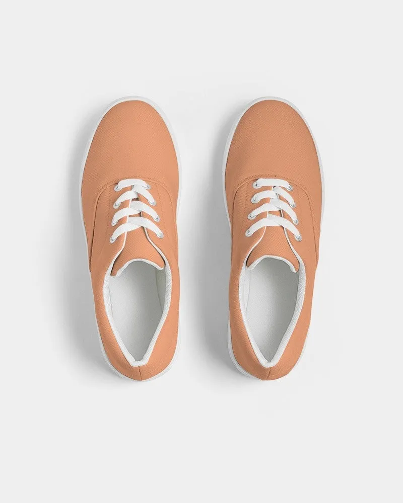 Pastel Orange Women's Canvas Sneakers | Women's | Bright Pastel Orange | C0M45Y60K0