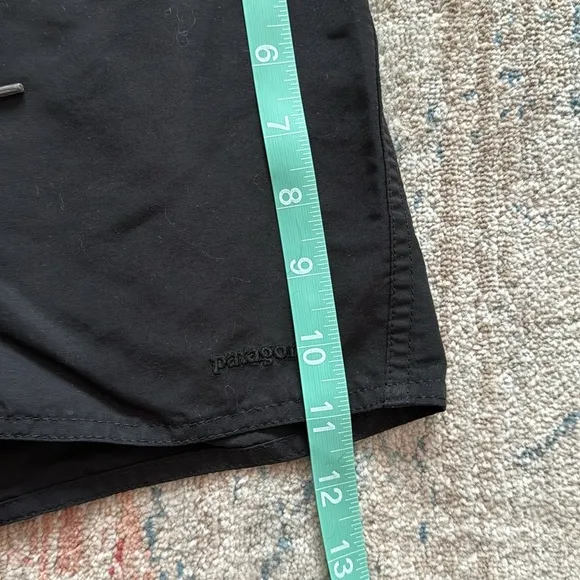 Patagonia black nylon board shorts